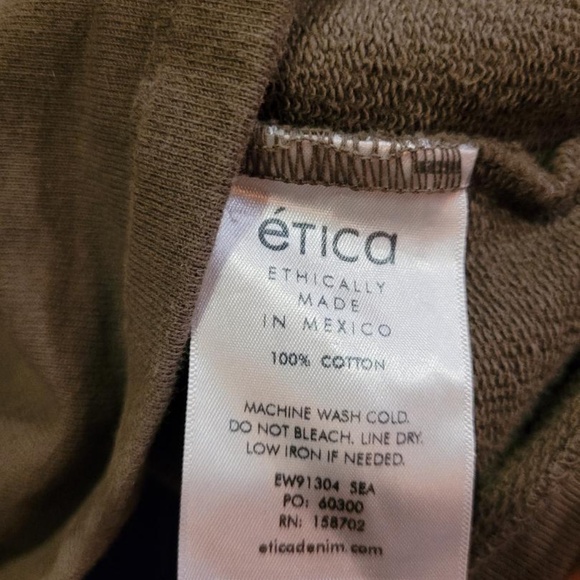 ética Marie Puff Sleeve Sweatshirt - Sea Turtle - Medium - Picture 5 of 5